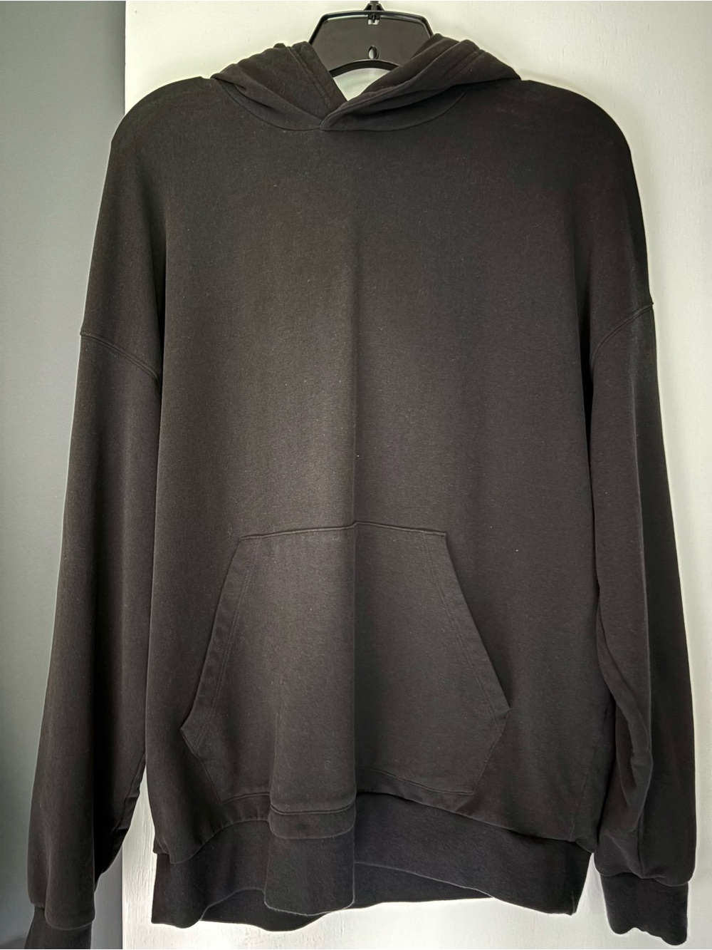 Alo Black Men's Hooded Pullover Sweatshirt size S